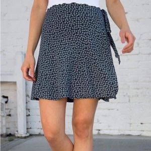 Blue Floral Brandy Melville Skirt